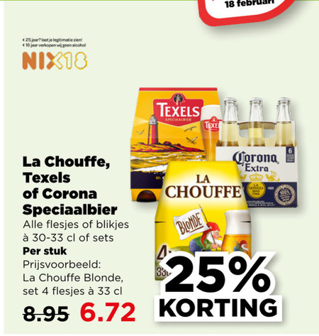 La Chouffe   speciaalbier folder aanbieding bij  Plus - details