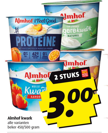 Almhof   kwark folder aanbieding bij  Boni - details