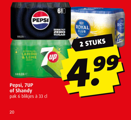 Pepsi   frisdrank, cola folder aanbieding bij  Boni - details