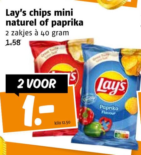 Lays   chips folder aanbieding bij  Poiesz - details