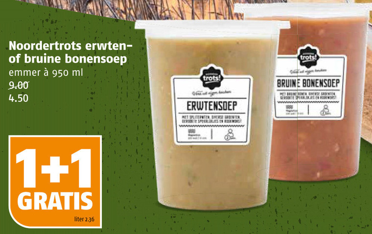 Noordertrots   soep folder aanbieding bij  Poiesz - details
