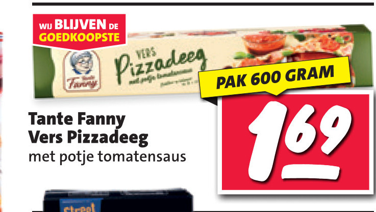Tante Fanny   pizzadeeg folder aanbieding bij  Nettorama - details