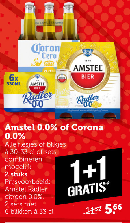 Amstel   speciaalbier, radler bier folder aanbieding bij  Coop - details