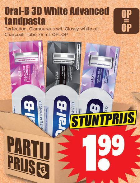 Oral-B   tandenborstel folder aanbieding bij  Dirk - details