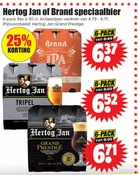 Brand   speciaalbier folder aanbieding bij  Dirk - details