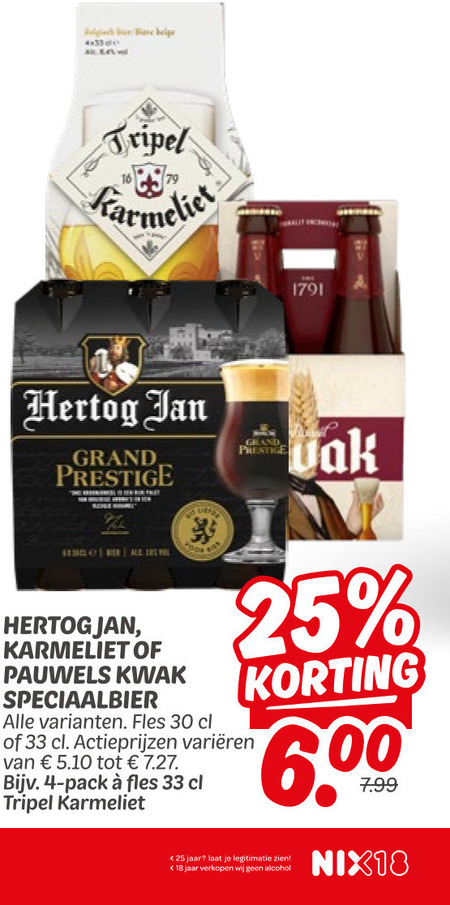 Hertog Jan   speciaalbier folder aanbieding bij  Dekamarkt - details