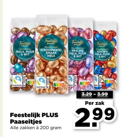 Plus Huismerk   paaseitjes folder aanbieding bij  Plus - details
