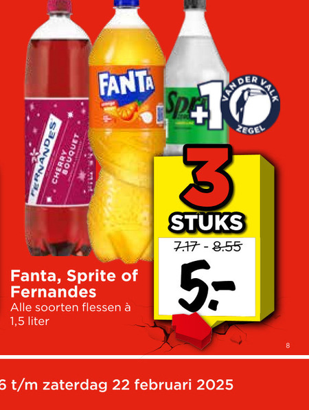 Fernandes   frisdrank folder aanbieding bij  Vomar - details