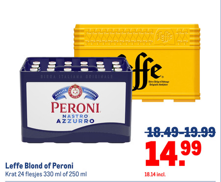 Leffe   krat bier, speciaalbier folder aanbieding bij  Makro - details