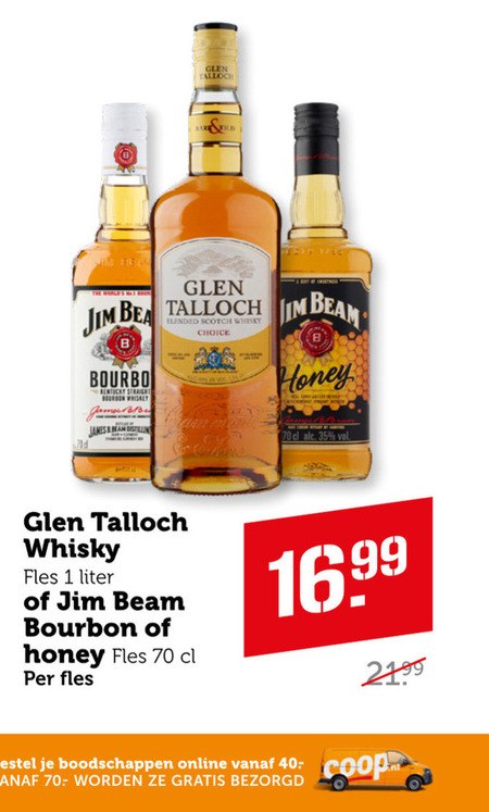 Glen Talloch   whisky, bourbon folder aanbieding bij  Coop - details