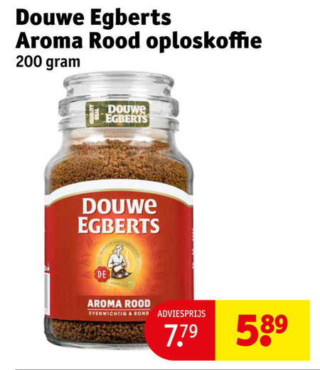 Douwe Egberts   oploskoffie folder aanbieding bij  Kruidvat - details