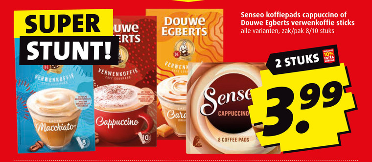 Douwe Egberts Senseo   oploskoffie, koffiepad folder aanbieding bij  Boni - details
