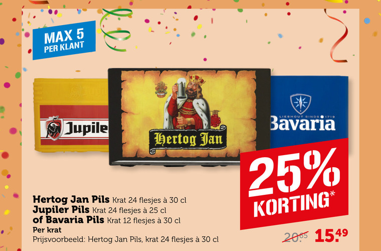 Jupiler   krat bier folder aanbieding bij  Coop - details