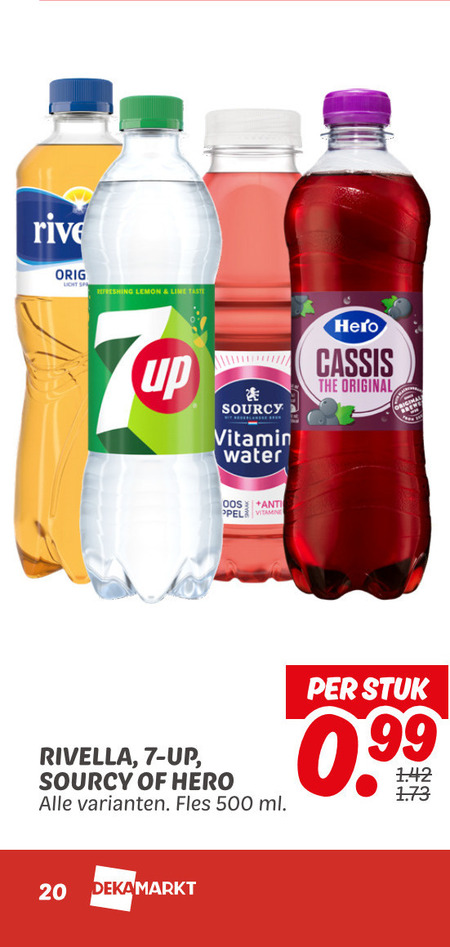 7-Up   frisdrank folder aanbieding bij  Dekamarkt - details