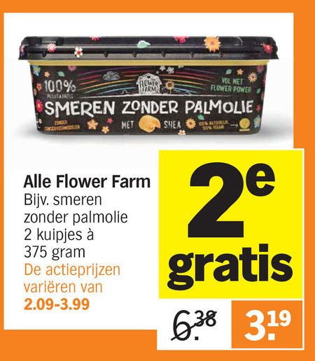 Flower Farm   margarine folder aanbieding bij  Albert Heijn - details