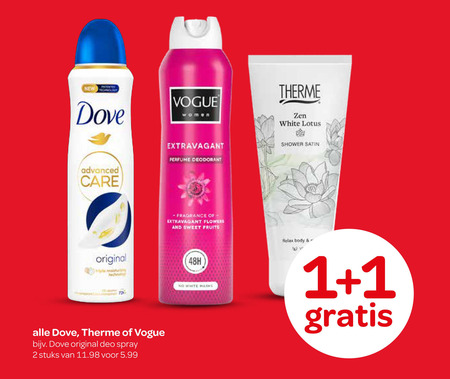 Therme   deodorant folder aanbieding bij  Spar - details