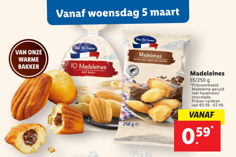 Duc de Coeur   cakejes folder aanbieding bij  Lidl - details