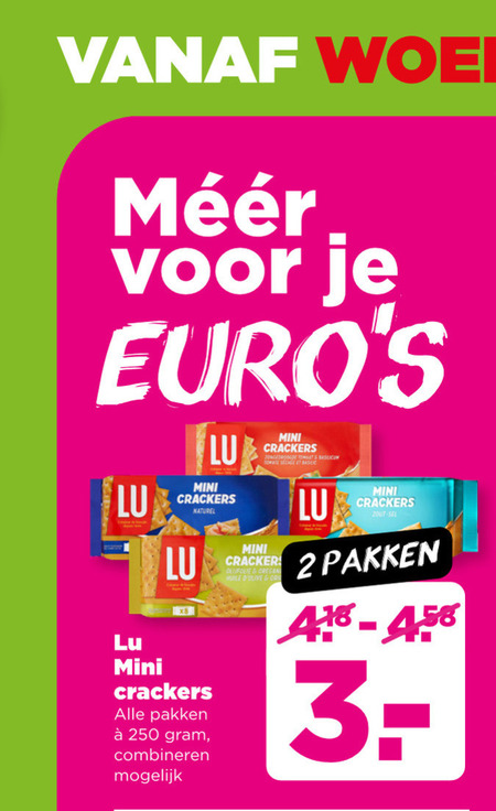 Lu   crackers folder aanbieding bij  Plus - details