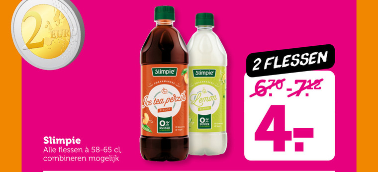 Slimpie   limonadesiroop folder aanbieding bij  Coop - details