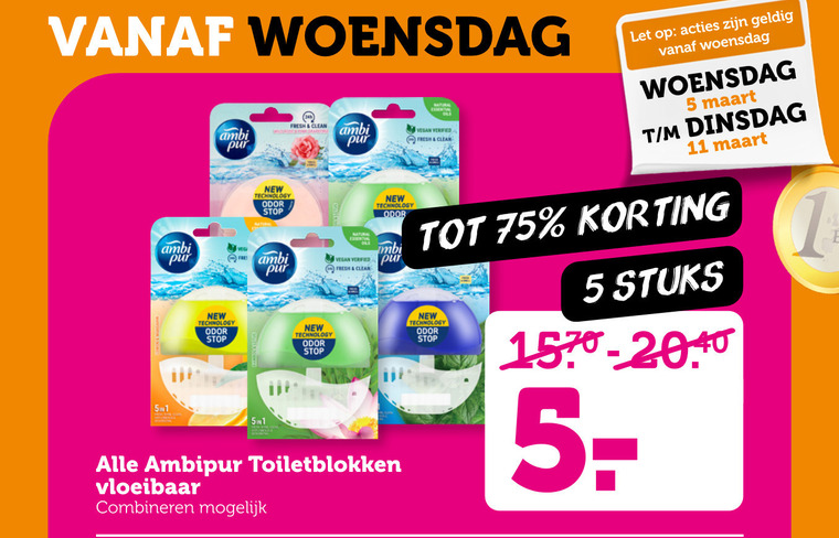 Ambi Pur   luchtverfrisser folder aanbieding bij  Coop - details