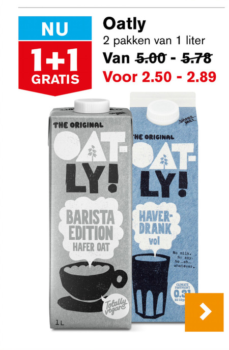 Alpro   soja melk folder aanbieding bij  Hoogvliet - details