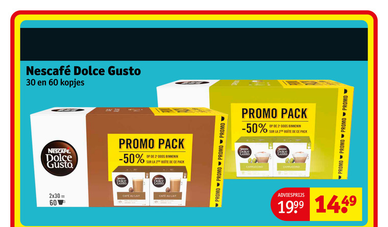 Nescafe   dolce gusto capsules folder aanbieding bij  Kruidvat - details