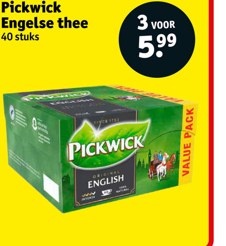 Pickwick   thee folder aanbieding bij  Kruidvat - details