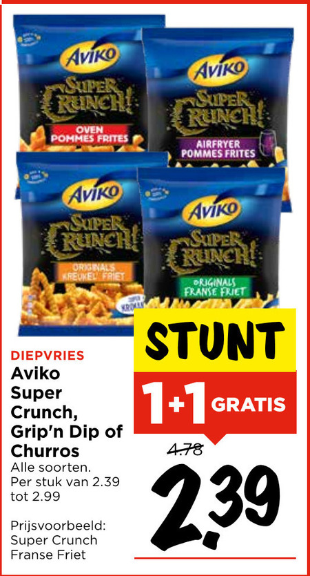 Aviko   patat folder aanbieding bij  Vomar - details