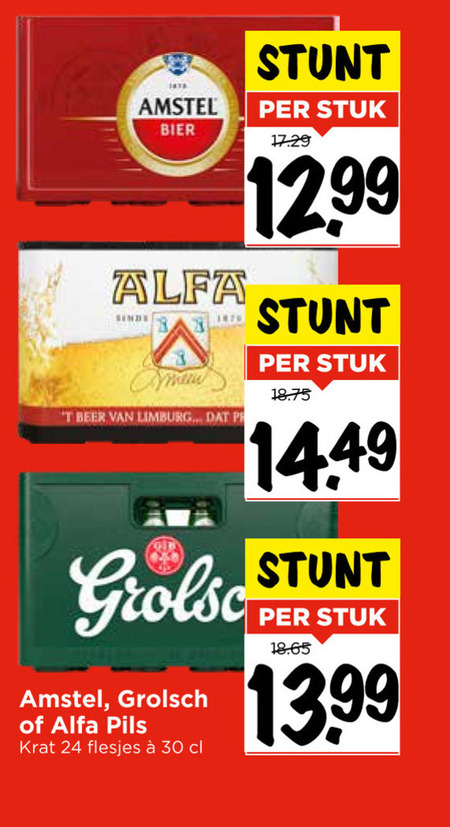 Alfa   krat bier folder aanbieding bij  Vomar - details
