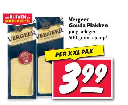 Vergeer   kaasplakken folder aanbieding bij  Nettorama - details