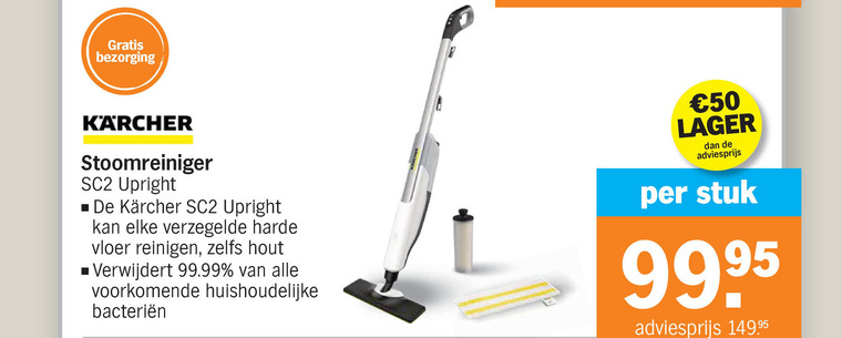 Karcher   stoomreiniger folder aanbieding bij  Albert&nbsp;Heijn - details