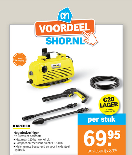 Karcher   hogedrukreiniger folder aanbieding bij  Albert&nbsp;Heijn - details