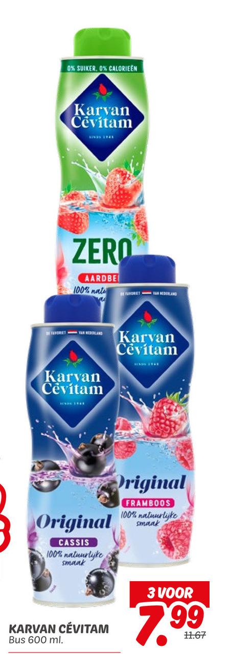 Karvan Cevitam   limonadesiroop folder aanbieding bij  Dekamarkt - details