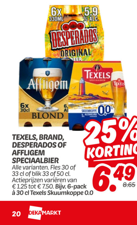 Texels   speciaalbier folder aanbieding bij  Dekamarkt - details