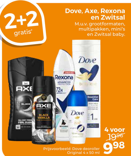 Rexona   deodorant folder aanbieding bij  Trekpleister - details