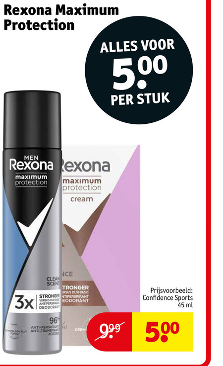 Rexona   deodorant folder aanbieding bij  Kruidvat - details