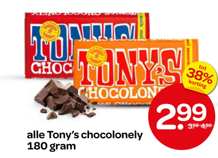 Tony Chocolony   chocolade folder aanbieding bij  Spar - details