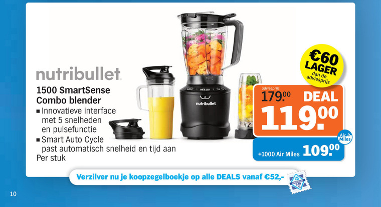Nutribullit   blender folder aanbieding bij  Albert Heijn - details