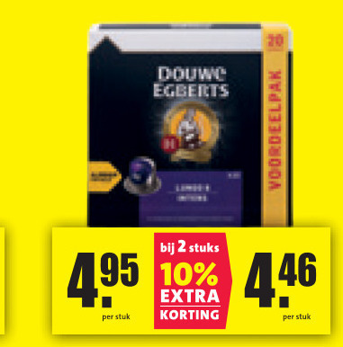 Douwe Egberts   koffiecups folder aanbieding bij  Nettorama - details
