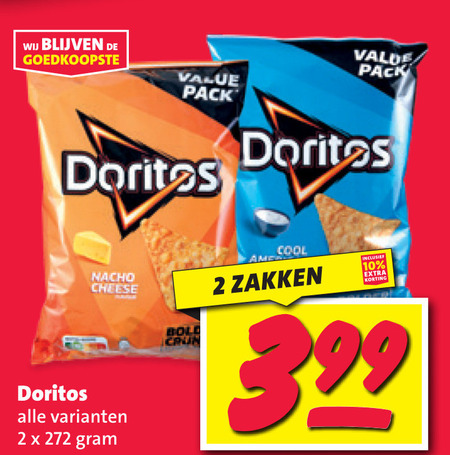 Doritos   chips folder aanbieding bij  Nettorama - details