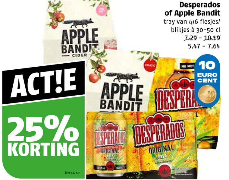 Desperados   speciaalbier, appelcider folder aanbieding bij  Poiesz - details