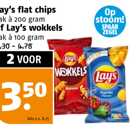 Lays   chips, zoutje folder aanbieding bij  Poiesz - details