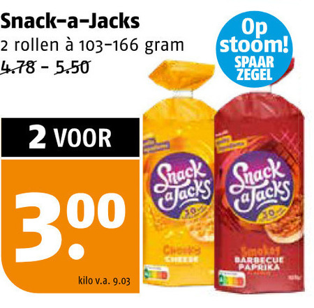 Snack a Jacks   rijstwafels folder aanbieding bij  Poiesz - details
