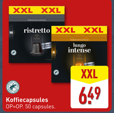 Barissimo   koffiecups folder aanbieding bij  Aldi - details