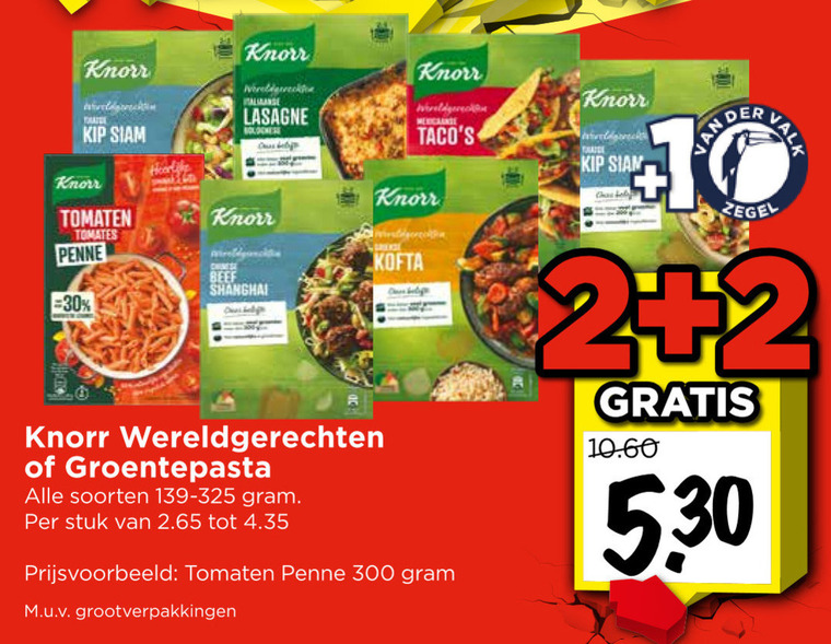 Knorr   maaltijdmix folder aanbieding bij  Vomar - details