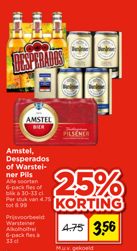 Desperados   speciaalbier, blikje bier folder aanbieding bij  Vomar - details