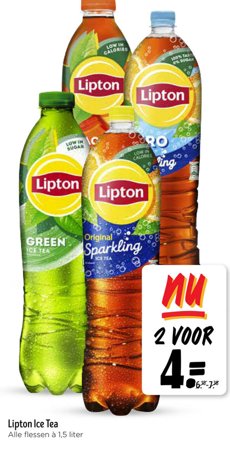 Lipton   ice tea folder aanbieding bij  Jumbo - details