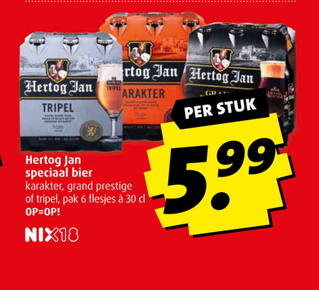 Hertog Jan   speciaalbier folder aanbieding bij  Boni - details