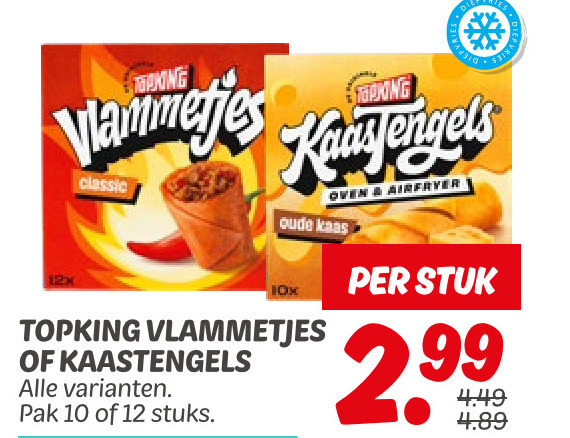 Topking   snack folder aanbieding bij  Dekamarkt - details