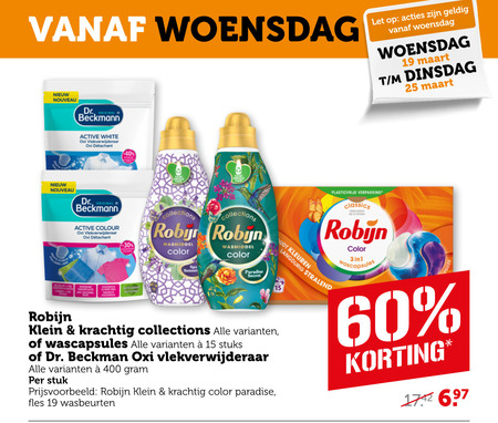 Beckmann   wasmiddel, vlekkenverwijderaar folder aanbieding bij  Coop - details
